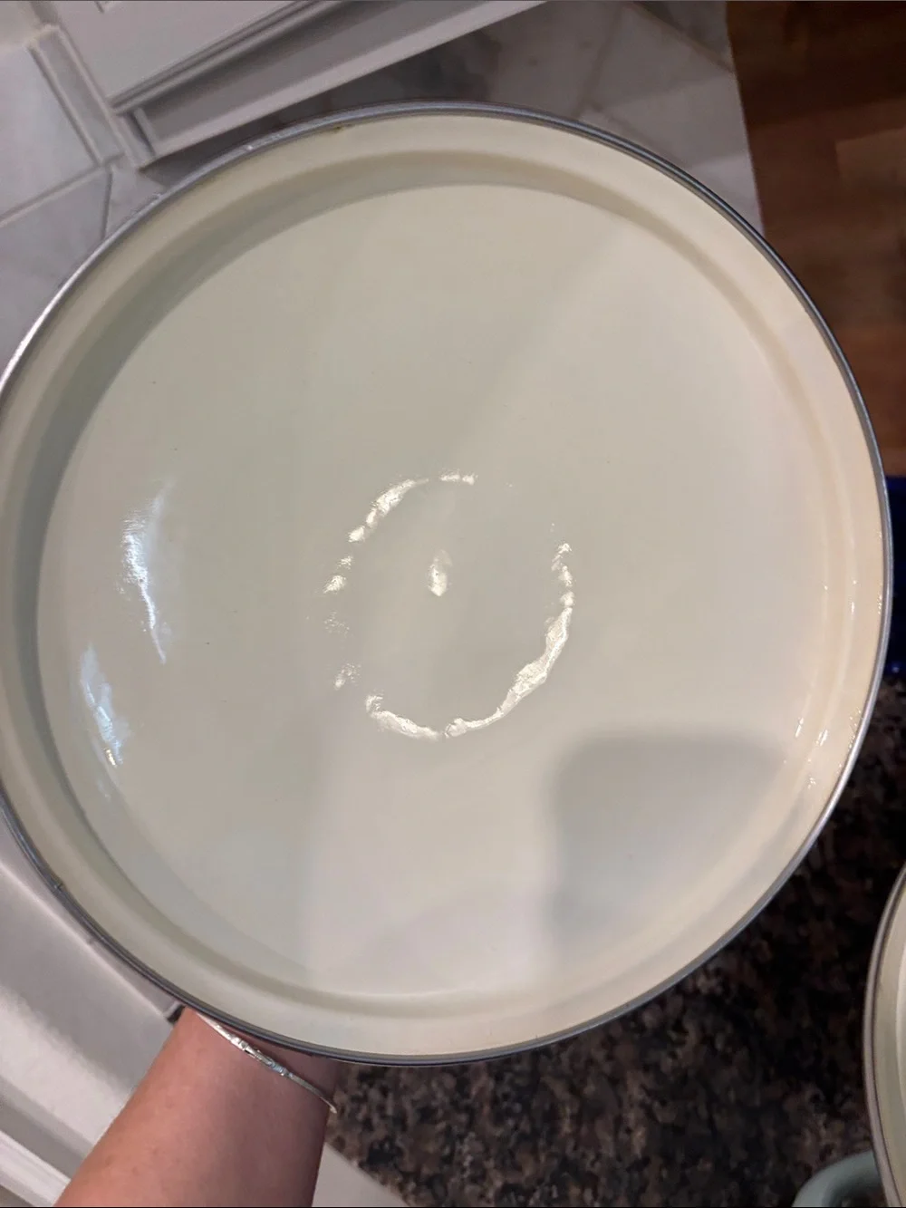 Croton Light Blue Enamel Stockpot with Lid